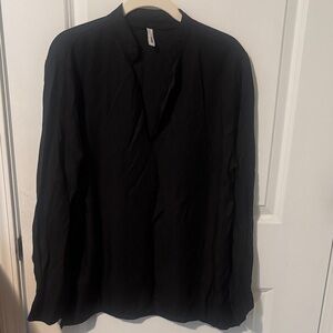 Glam Women's Black Blouse